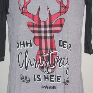 Simply Faithful Christmas Raglan Small